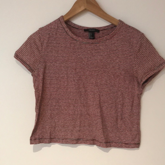 Forever 21 stripped t-Shirt Small - Picture 1 of 2